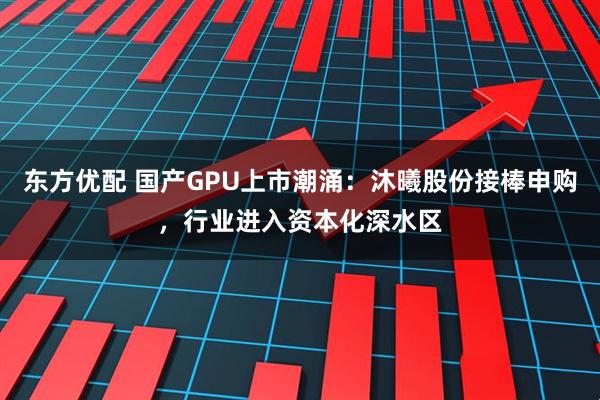 东方优配 国产GPU上市潮涌：沐曦股份接棒申购，行业进入资本化深水区