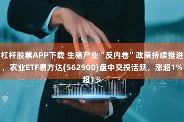 杠杆股票APP下载 生猪产业“反内卷”政策持续推进，农业ETF易方达(562900)盘中交投活跃，涨超1%