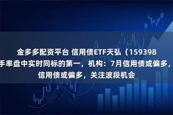 金多多配资平台 信用债ETF天弘（159398）成交额、换手率盘中实时同标的第一，机构：7月信用债或偏多，关注波段机会